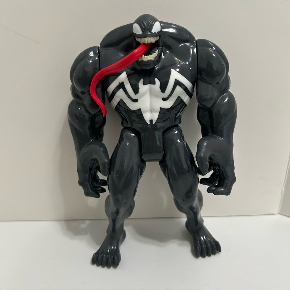 Black and White Action Figure